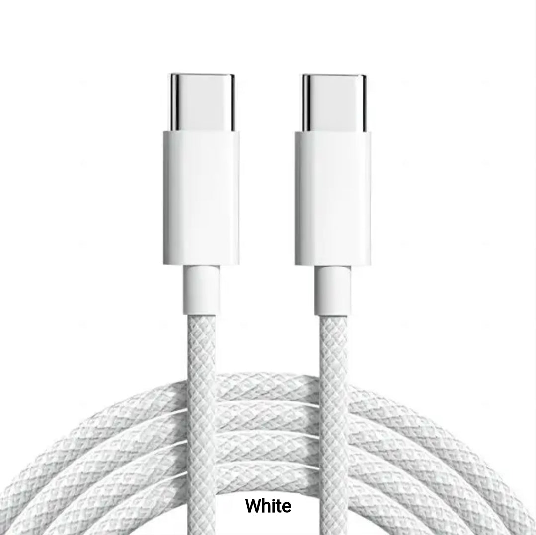 3PCS Set- USB C Fast charging Cable 100W- Type C To C