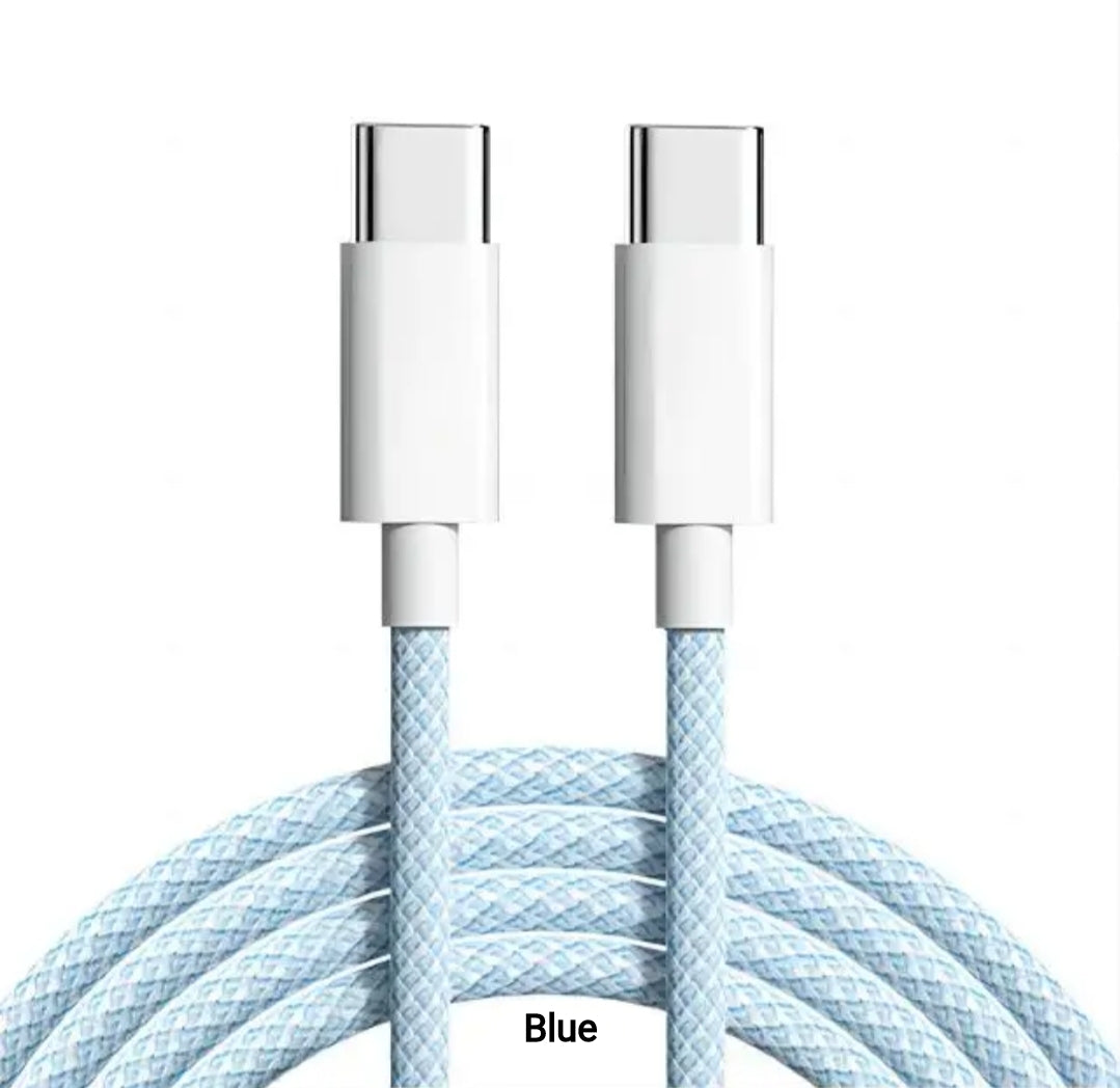 3PCS Set- USB C Fast charging Cable 100W- Type C To C