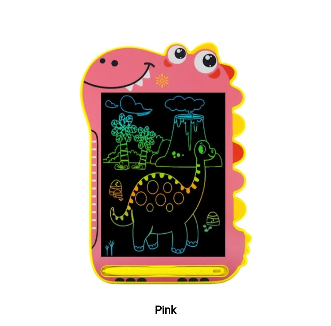 Dinosaur Shaped Digital drawing and writing board for Kids 8.5 inch